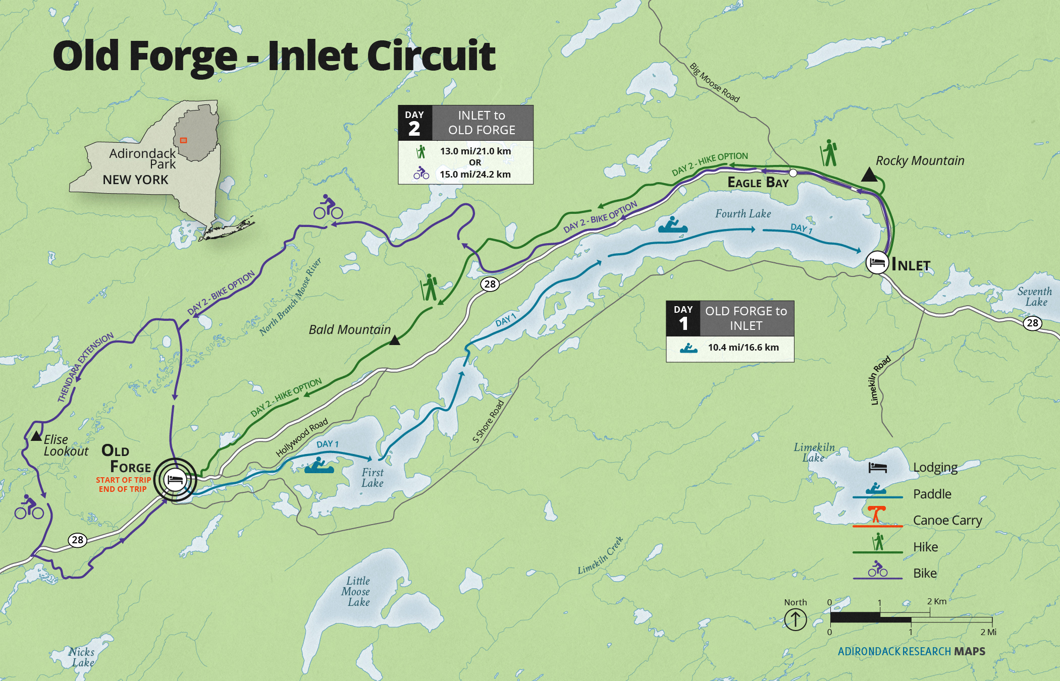 Old Forge Inlet Circuit - Adirondack Hamlets to Huts | Adirondack 